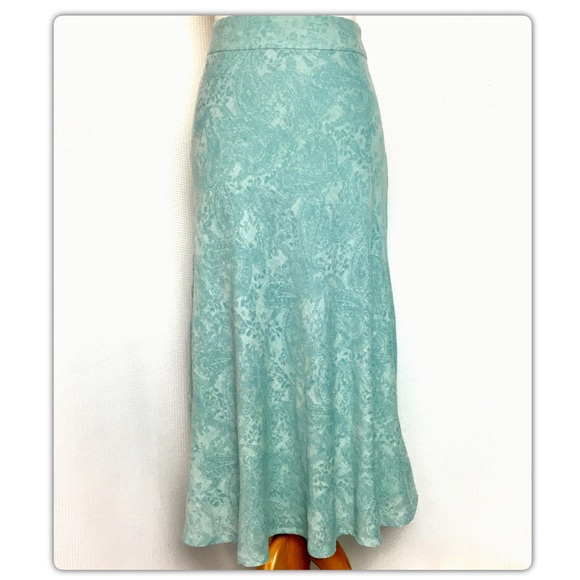 Christopher & Banks Dresses & Skirts - Christopher & Banks Maxi Skirt Linen Blend Paisley